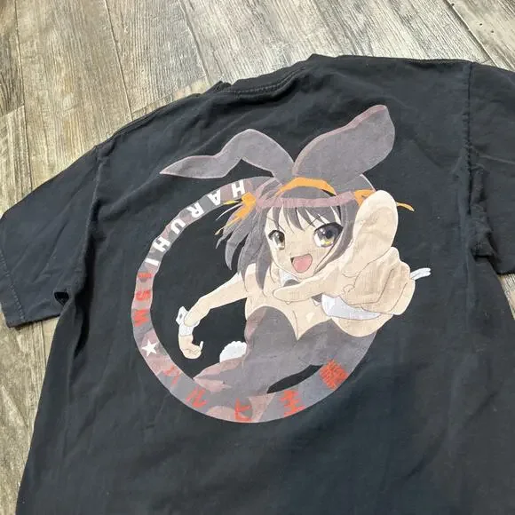 Vintage Anime T-Shirt The Melancholy Of Haruhi Suzumiya Sz M RARE 2006 USA Made
